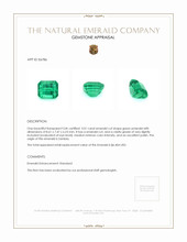 3.01 Ct. Emerald from Zambia Appraisal