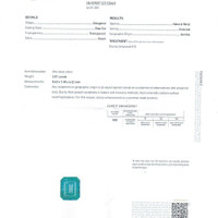 3.01 Ct. Emerald from Zambia Scan Report