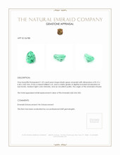 1.32 Ct. Emerald from Russia Appraisal