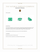 1.50 Ct. Emerald from Russia Appraisal