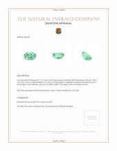 1.31 Ct. Emerald from Russia Appraisal