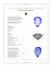 0.32 Ct. Emerald from Zambia 3 D Scan Report