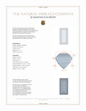 1.19 Ct. Emerald from Russia 3 D Scan Report