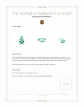 1.08 Ct. Emerald from Russia Appraisal