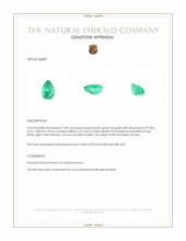 1.48 Ct. Emerald from Russia Appraisal