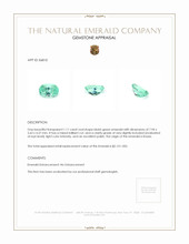 1.11 Ct. Emerald from Russia Appraisal