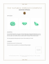 1.24 Ct. Emerald from Russia Appraisal