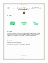 2.17 Ct. Emerald from Russia Appraisal