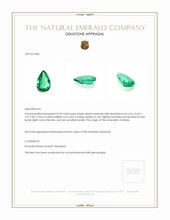 0.39 Ct. Emerald from Zambia Appraisal