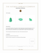1.90 Ct. Emerald from Russia Appraisal