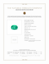 1.30 Ct. Emerald from Russia Scan Report