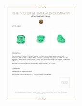 3.30 Ct. Emerald from Russia Appraisal
