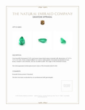 2.09 Ct. Emerald from Russia Appraisal