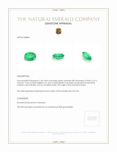 1.44 Ct. Emerald from Russia Appraisal