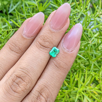 0.66 Ct. Emerald from Colombia Life Style