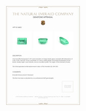 2.49 Ct. Emerald from Russia Appraisal