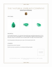 1.63 Ct. Emerald from Russia Appraisal