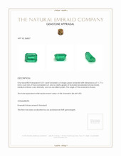 5.01 Ct. Emerald from Russia Appraisal