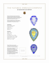 0.42 Ct. Emerald from Zambia 3 D Scan Report