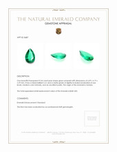 0.34 Ct. Emerald from Zambia Appraisal