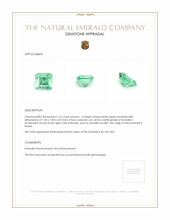 1.61 Ct. Emerald from Russia Appraisal