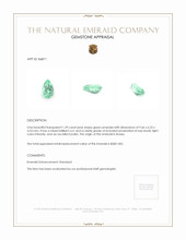 1.39 Ct. Emerald from Russia Appraisal