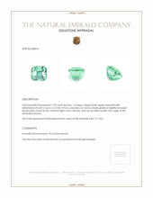 1.22 Ct. Emerald from Russia Appraisal