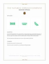 1.05 Ct. Emerald from Russia Appraisal