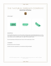 3.10 Ct. Emerald from Russia Appraisal