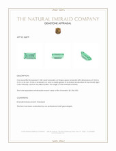 1.80 Ct. Emerald from Russia Appraisal