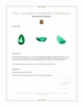 0.41 Ct. Emerald from Zambia Appraisal