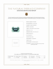 1.30 Ct. Emerald from Russia Scan Report