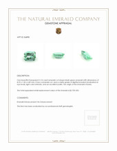 2.10 Ct. Emerald from Russia Appraisal