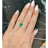 1.46 Ct. Emerald from Colombia Life Style