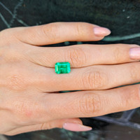 1.70 Ct. Emerald from Colombia Life Style