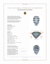 2.74 Ct. Emerald from Colombia 3 D Scan Report