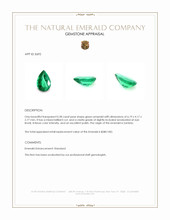 0.38 Ct. Emerald from Zambia Appraisal