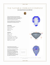 0.38 Ct. Emerald from Zambia 3 D Scan Report