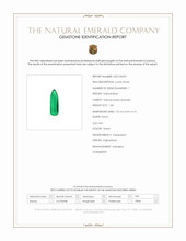 1.84 Ct. Cabochon Emerald from Afghanistan Scan Report