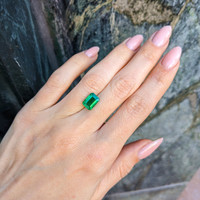 2.78 Ct. Emerald from Zambia Life Style