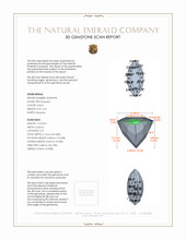 2.62 Ct. Emerald from Colombia 3 D Scan Report