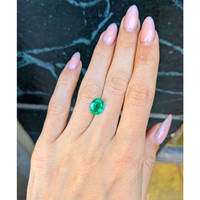 2.39 Ct. Emerald from Afghanistan Life Style