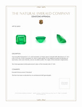 1.41 Ct. Emerald from Afghanistan Appraisal