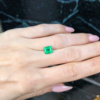 1.41 Ct. Emerald from Afghanistan Life Style