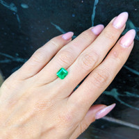 1.41 Ct. Emerald from Afghanistan Life Style