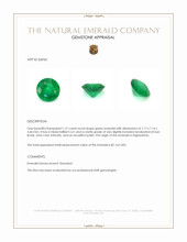 1.21 Ct. Emerald from Afghanistan Appraisal