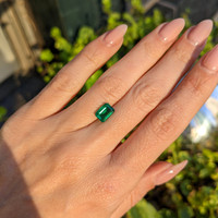 1.64 Ct. Emerald from Afghanistan Life Style