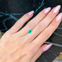 0.52 Ct. Emerald from Afghanistan Life Style
