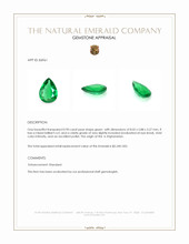 0.90 Ct. Emerald from Afghanistan Appraisal
