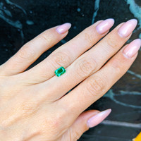 0.81 Ct. Emerald from Afghanistan Life Style